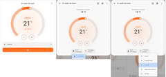 visual rendering in Home Assistant of the faucet or thermostatic head Moes ZTRV-BY-100