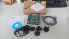 contents of the unboxing of the Green home-assistant box