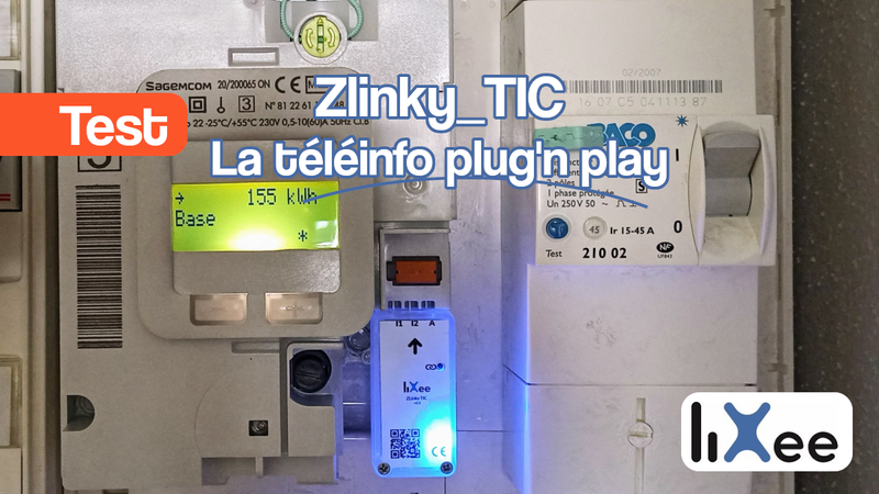 Test Lixee Zlinky la téléinfo plug'n play
