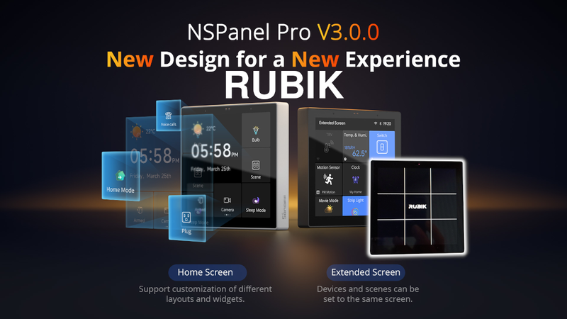 Nspanel Pro 3.0 Rubik Design Update
