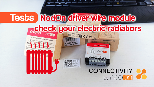 I will test this nodon pilot wire module and above all show you how to integrate and control it in home assistant with the thermostat interface