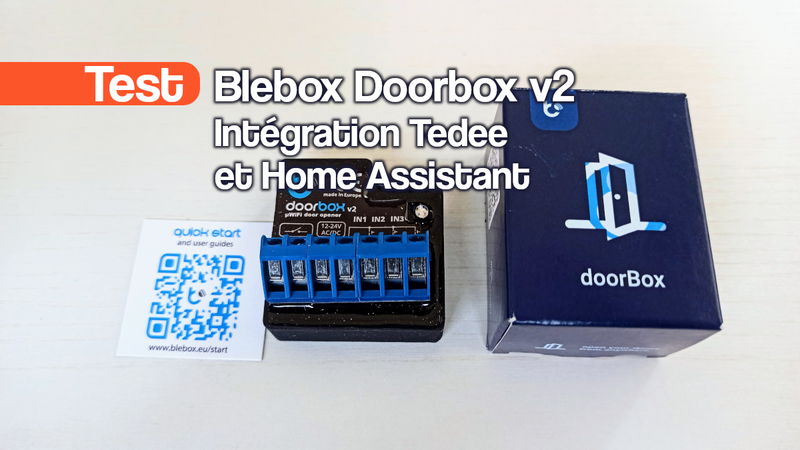 Test et integration du module Blebox Doorbox v2