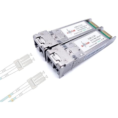 LC/UPC DM connector (OM3 / OM4), 10GBase-SR SFP+, 850nm DDM 300M, Compatible with Freebox Ultra