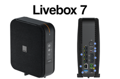 Technical Characteristics of the Livebox 7 fiber and ethernet