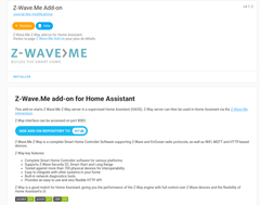 Configuring zwave.me z-station adapter as add-ons in HAOS home assistant
