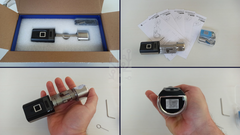 All the equipment, package protections and size provided in the package of the Welock SECBNEBL51 fingerprint lock