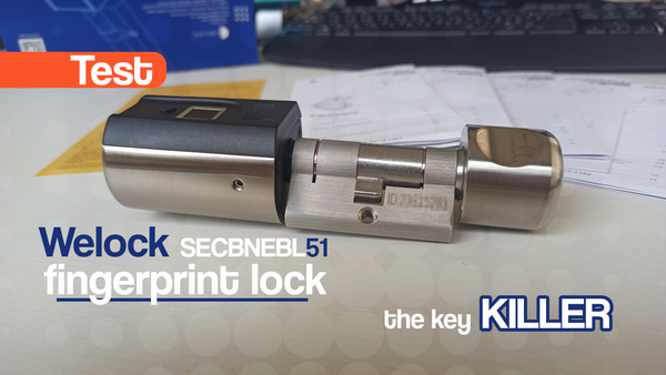 Welock provided me with this fingerprint lock which allows anyone to give you keys, no need to be afraid in case of loss, Welock the key killer.