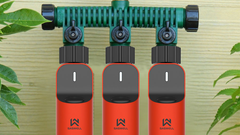 Architecture of the Saswell SAS980 irrigation programmer allows assembly on multi-connection assembly ramp