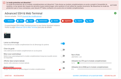 disable protected mode in advanced ssh module to access hardware devices