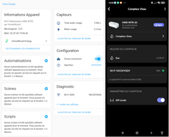 Activation de la fonction cloud dans home assistant de homewizard watermeter HWE-WTR-23