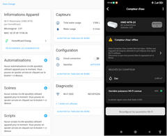 Désactivation de la fonction cloud dans home assistant de homewizard watermeter HWE-WTR-23