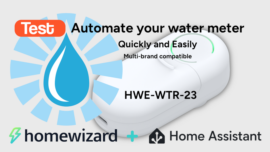 Easily automate your water meter with Homewizard