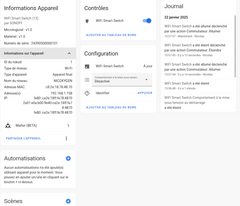 Remontée information du sonoff mini-D dans Matter avec Home Assistant