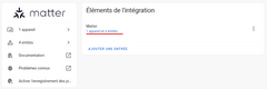 Remontée du sonoff mini-D dans Matter avec Home Assistant