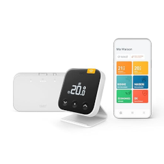 Kit de démarrage Tado-X, thermostat sans-fil et avec thermostat d'ambiance, connecte le thermostat en contact-sec directement à la chaudière ou par wifi