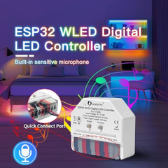 GLEDOPTO ESP32 Mini WLED LED Controller With Mic DIY Music Dynamic Modes Digital WS2811 WS2812 SK6812 TM1814 WS2813 WS2815 Strip