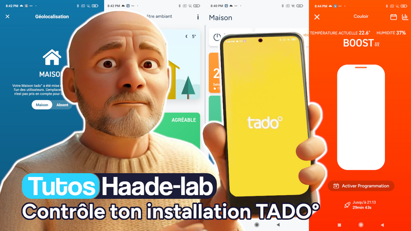 Test de l'interface du chauffage Tado°