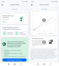 Energy Cockpit tab display in Tado