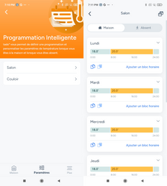 Smart schedule settings in Tado with room management