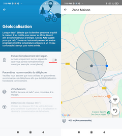 Geolocation settings in Tado