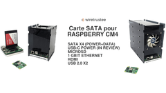 carte opensource wiretrustee sata pour raspberrypi