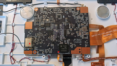 Underside of the motherboard zigbee chip and emmc samsung of the ELC SMT101 wall tablet