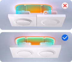 Double or triple wall plate for Sonoff Fusion switch, advantage of flush mounting box