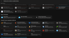 Page des modules complémentaires Poeschl et recherche rsync