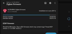 Updating the SLZB-MR4U firmware directly within the Home Assistant interface