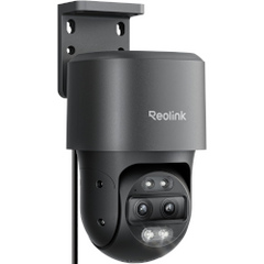 Reolink PTZ 4K Caméra Extérieur PoE, Double Objectif, Zoom Hybride 6X, Suivi Automatique, Vision Nocturne en Couleur, Détection de Personne/Véhicule/Animal, Audio Bidirectionnel, TrackMix PoE