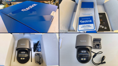 déballage caméra reolink trackmix poe