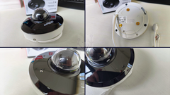 detail of the Dahua SD1A404DB-GNY PTZ camera compact size and optics