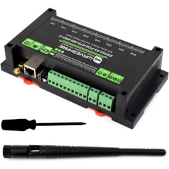 Module de relais WiFi industriel ESP32-S3 à 8 canaux, avec interface CAN isolée intégrée, processeur Xtensa 32 bits LX7 double cœur et multiples circuits de protection par isolation.