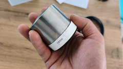 design en acier inoxydable de la Nuki Smart Lock Ultra avec bagues interchangeables