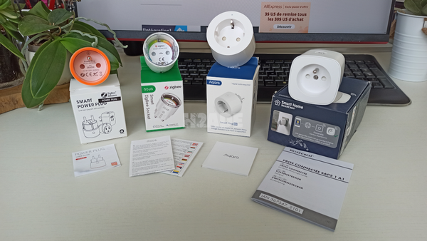 complete comparison of 4 zigbee 3.0 sockets, Nous Smart zigbee socket A1Z, Neo Plug-007SPB2, Aqara Smart plug SP-EUC01 and lidl SAPZ 1 A1, in a world where manufacturers have no shortage of innovations in smart sockets