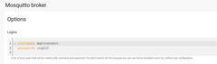 user settings in core mosquitto mqtt home assistant for micro teleinfo v3.0
