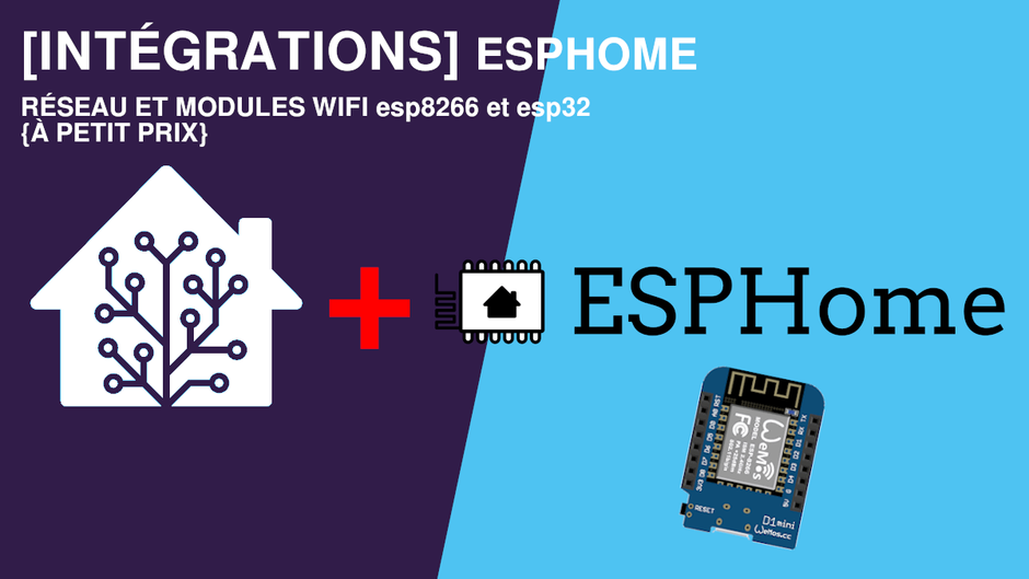 Intégrations Esphome et Homeassistant