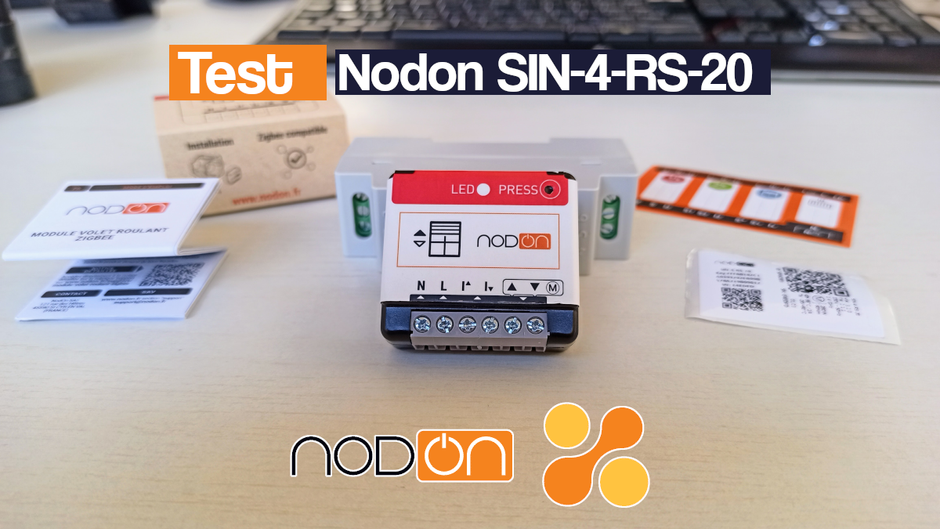 Test of the zigbee module Nodon special roller shutter SIN-4-RS-20