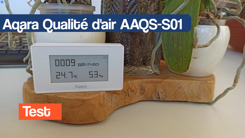 Test du capteur de qualité d'air Aqara AAQS-S01