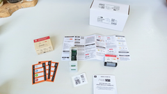 contents of the Nodon SIN-4-1-20 box and the DIN rail box