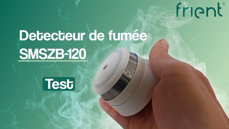 Test du détecteur de fumée zigbee 3.0 Frient SMSZB-120