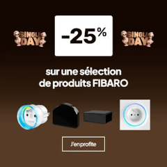 Domadoo marque des ventes du week-end -25% sur la marque Fibaro