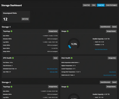 presentation of truenas cobia 23.10 disk storage management