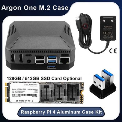 Aluminum box raspberry 4 Argon with Nvme M.2 disk