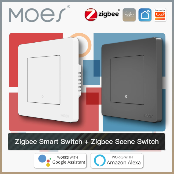 Moes Star Ring smart switch zigbee 3.0