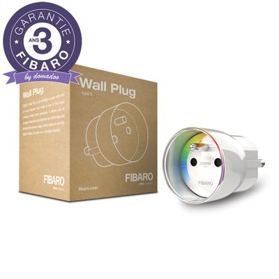 The Fibaro Wall Plug is an intelligent and extremely compact plug module, which allows you to control lighting or any other device.
