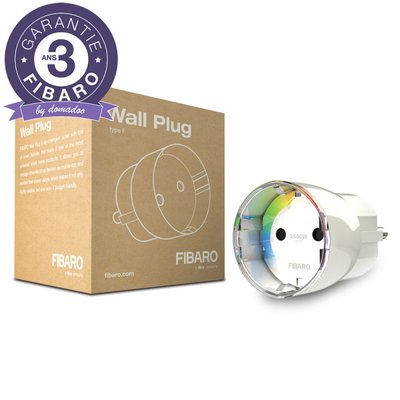 Le Fibaro Wall Plug est un module prise intelligent et extrêmement compact, qui permet de commander un éclairage ou tout autre appareil.