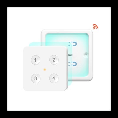 Create different automations and take control of them with the LORATAP 4-button Zigbee remote control.