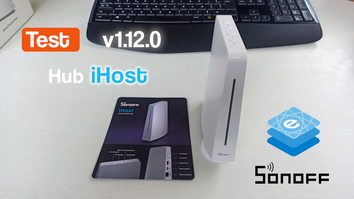 test de la box Sonoff Ihost