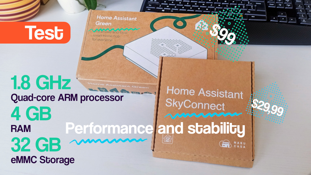 Box Home Assistant Green and Skyconnect test